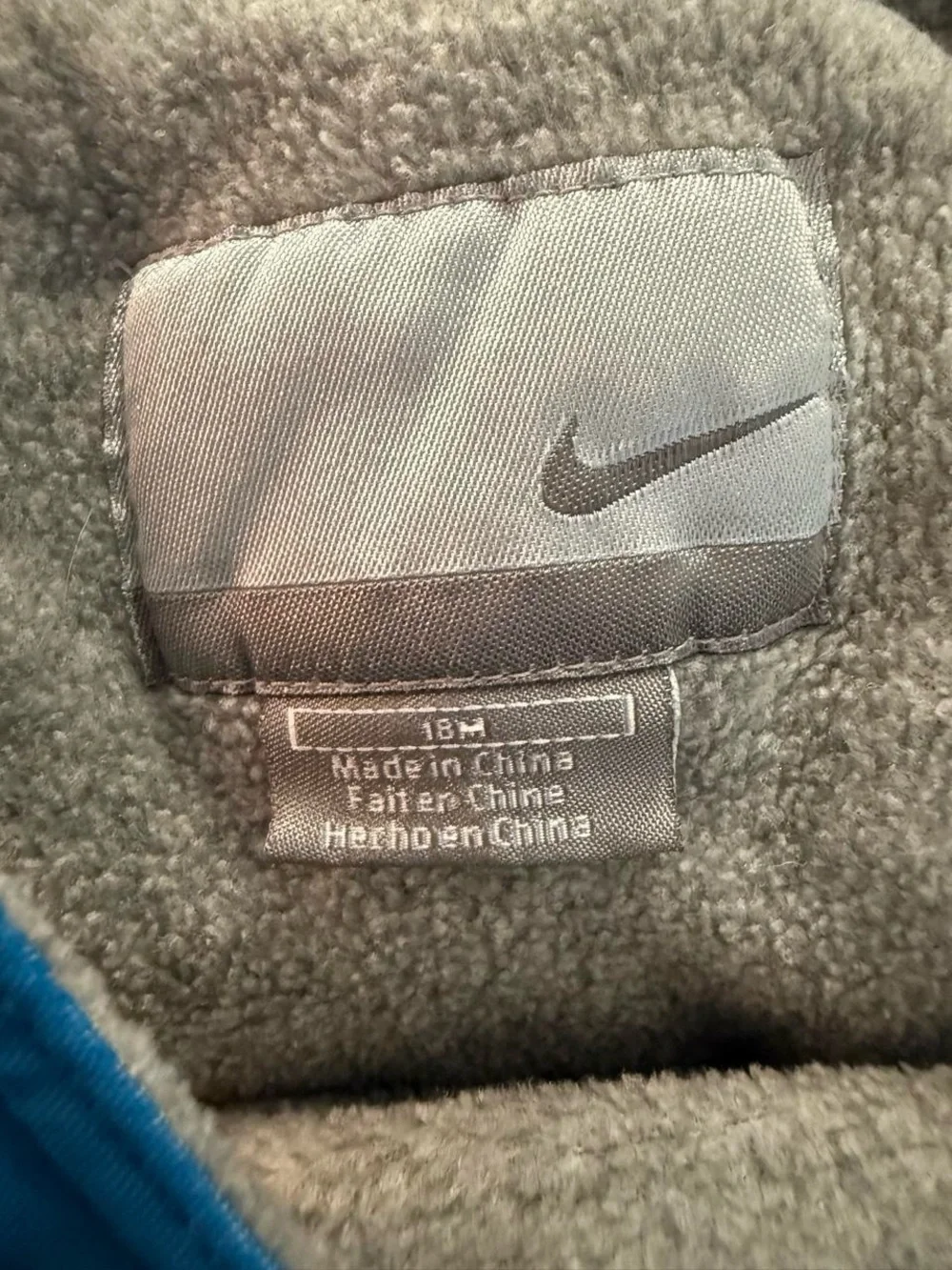 Vintage Nike Blue Baby Snow Pants Bibs 18 Months Winter Snowsuit